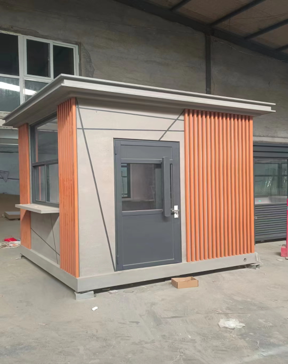 Prefabricated Security Booth 2x2 | Weatherproof Guard Shack for Outdoor Use