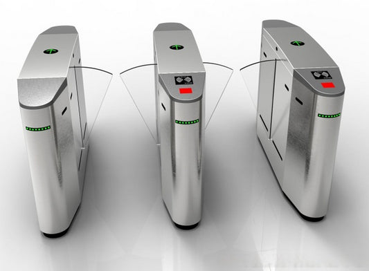 High-Quality 304 Stainless Steel Flap Barrier Gate | Intelligent Pedestrian Turnstile