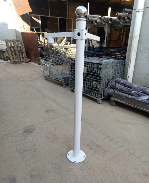 Outdoor Security Camera Pole for Fence